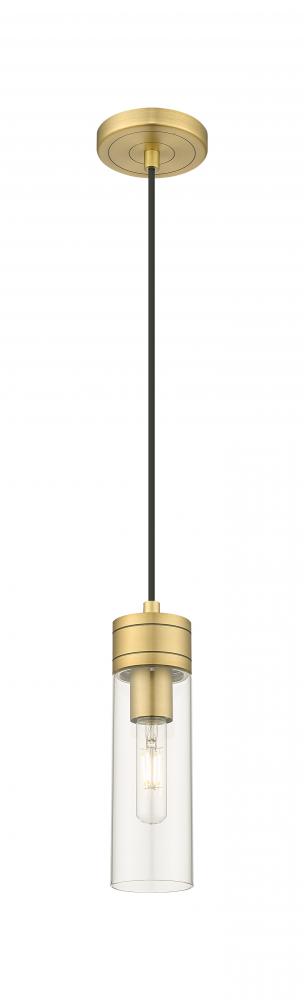 Boreas - 1 Light - 3 inch - Brushed Brass - Cord Hung - Mini Pendant