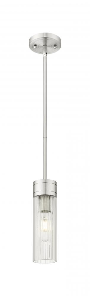 Boreas - 1 Light - 3 inch - Satin Nickel - Stem Hung - Mini Pendant