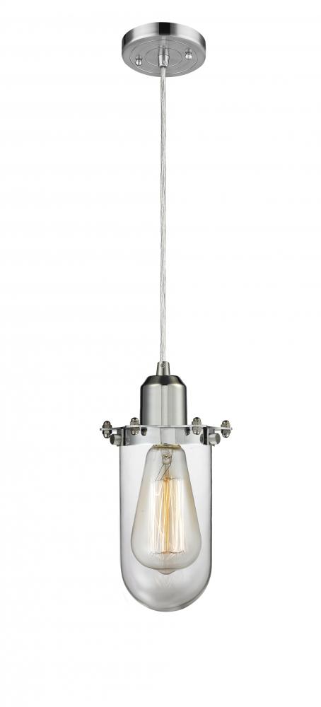 Centri - 1 Light - 5 inch - Polished Chrome - Cord hung - Mini Pendant