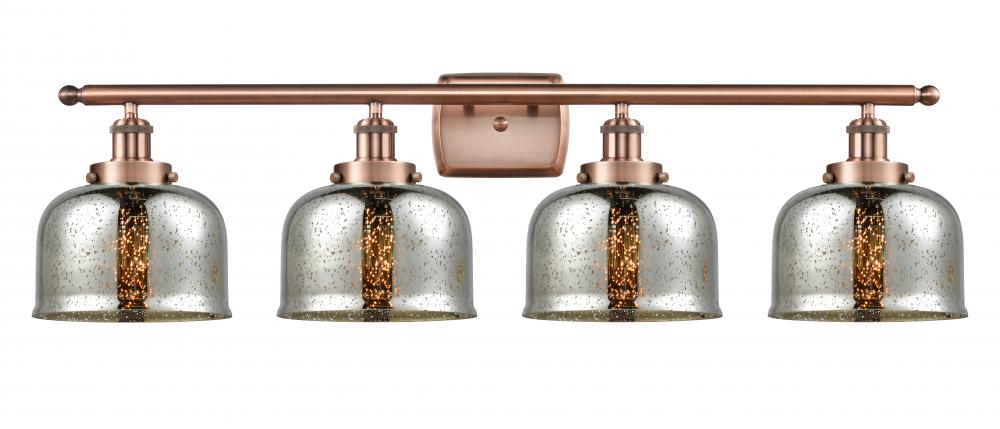 Bell - 4 Light - 38 inch - Antique Copper - Bath Vanity Light