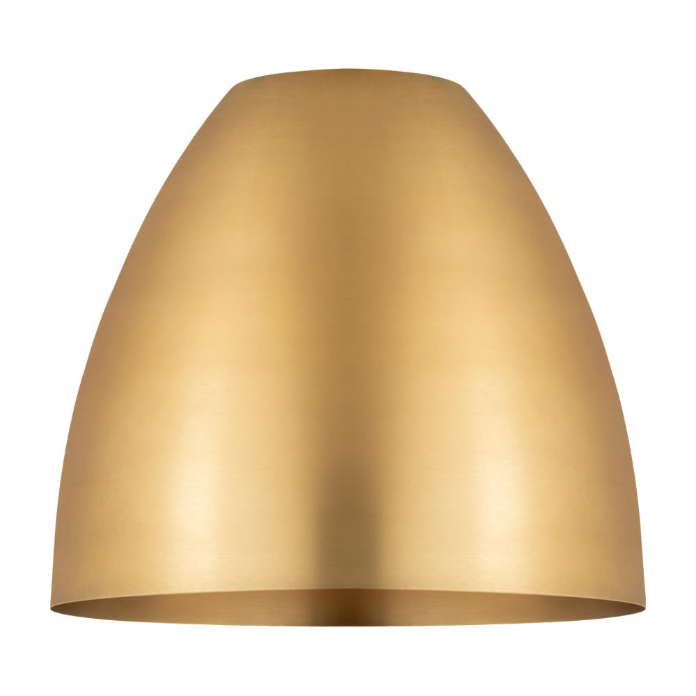 Metal Bristol Light 9 inch Satin Gold Metal Shade