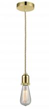 Innovations Lighting 100GD-10RE-0GD - Whitney - 1 Light - 2 inch - Gold - Cord hung - Mini Pendant