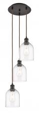 Innovations Lighting 113B-3P-OB-G558-6CL - Bella - 3 Light - 12 inch - Oil Rubbed Bronze - Cord hung - Multi Pendant