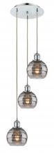 Innovations Lighting 113B-3P-PC-G556-6SM - Rochester - 3 Light - 12 inch - Polished Chrome - Cord hung - Multi Pendant