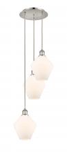 Innovations Lighting 113B-3P-PN-G651-8 - Cindyrella - 3 Light - 15 inch - Polished Nickel - Cord Hung - Multi Pendant