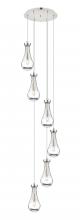 Innovations Lighting 116-451-1P-PN-G451-5CL - Owego - 6 Light - 16 inch - Polished Nickel - Multi Pendant