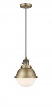 Innovations Lighting 201CSW-BB-HFS-61-BB - Hampden - 1 Light - 7 inch - Brushed Brass - Cord hung - Mini Pendant