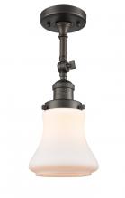 Innovations Lighting 201F-OB-G191 - Bellmont - 1 Light - 6 inch - Oil Rubbed Bronze - Semi-Flush Mount