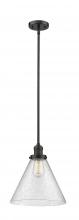 Innovations Lighting 201S-OB-G44-L - Cone - 1 Light - 12 inch - Oil Rubbed Bronze - Stem Hung - Mini Pendant