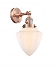 Innovations Lighting 203SW-AC-G661-7 - Bullet - 1 Light - 7 inch - Antique Copper - Sconce