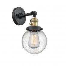 Innovations Lighting 203SW-BAB-G204-6-LED - Beacon - 1 Light - 6 inch - Black Antique Brass - Sconce