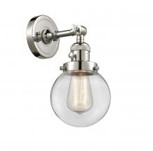 Innovations Lighting 203SW-PN-G202-6-LED - Beacon - 1 Light - 6 inch - Polished Nickel - Sconce