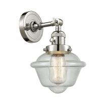 Innovations Lighting 203SW-PN-G534-LED - Oxford - 1 Light - 8 inch - Polished Nickel - Sconce