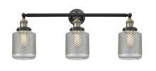  205-BAB-G262-LED - Stanton - 3 Light - 32 inch - Black Antique Brass - Bath Vanity Light