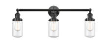 Innovations Lighting 205-OB-G312 - Dover - 3 Light - 31 inch - Oil Rubbed Bronze - Bath Vanity Light