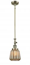 Innovations Lighting 206-AB-G146-LED - Chatham - 1 Light - 7 inch - Antique Brass - Stem Hung - Mini Pendant