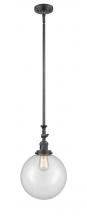 Innovations Lighting 206-OB-G202-10 - Beacon - 1 Light - 10 inch - Oil Rubbed Bronze - Stem Hung - Mini Pendant