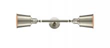 Innovations Lighting 208L-SN-M9-SN - Addison - 2 Light - 5 inch - Brushed Satin Nickel - Bath Vanity Light