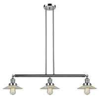 Innovations Lighting 213-PN-G2 - Halophane - 3 Light - 41 inch - Polished Nickel - Stem Hung - Island Light