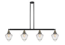 Innovations Lighting 214-BAB-G664-7 - Bullet - 4 Light - 50 inch - Black Antique Brass - Stem Hung - Island Light