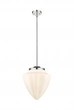 Innovations Lighting 221-1S-PN-G661-12 - Beacon - 1 Light - 16 inch - Polished Nickel - Cord hung - Pendant