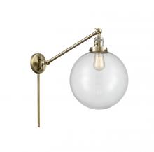 Innovations Lighting 237-AB-G202-12 - Beacon - 1 Light - 12 inch - Antique Brass - Swing Arm