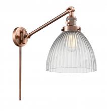 Innovations Lighting 237-AC-G222 - Seneca Falls - 1 Light - 10 inch - Antique Copper - Swing Arm