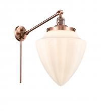 Innovations Lighting 237-AC-G661-12 - Bullet - 1 Light - 12 inch - Antique Copper - Swing Arm