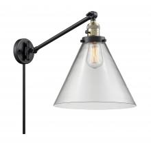 Innovations Lighting 237-BAB-G42-L - Cone - 1 Light - 12 inch - Black Antique Brass - Swing Arm