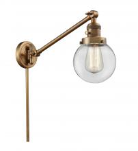 Innovations Lighting 237-BB-G202-6 - Beacon - 1 Light - 6 inch - Brushed Brass - Swing Arm