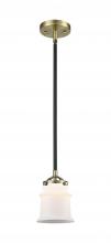  284-1S-BAB-G181S - Canton - 1 Light - 5 inch - Black Antique Brass - Cord hung - Mini Pendant