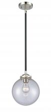 Innovations Lighting 284-1S-BPN-G204-8 - Beacon - 1 Light - 8 inch - Black Polished Nickel - Cord hung - Mini Pendant