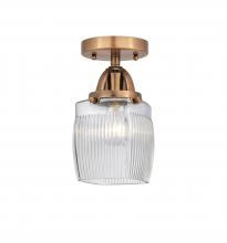 Innovations Lighting 288-1C-AC-G302 - Colton - 1 Light - 6 inch - Antique Copper - Semi-Flush Mount