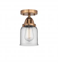 Innovations Lighting 288-1C-AC-G52 - Bell - 1 Light - 5 inch - Antique Copper - Semi-Flush Mount