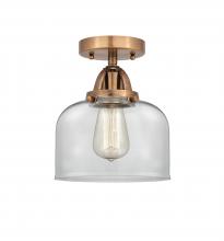 Innovations Lighting 288-1C-AC-G72 - Bell - 1 Light - 8 inch - Antique Copper - Semi-Flush Mount