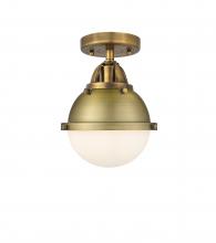 Innovations Lighting 288-1C-BB-HFS-61-BB - Hampden - 1 Light - 7 inch - Brushed Brass - Semi-Flush Mount