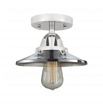 Innovations Lighting 288-1C-PC-M7-PC - Railroad - 1 Light - 8 inch - Polished Chrome - Semi-Flush Mount