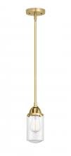 Innovations Lighting 288-1S-SG-G312 - Dover - 1 Light - 5 inch - Satin Gold - Cord hung - Mini Pendant