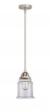 Innovations Lighting 288-1S-SN-G182 - Canton - 1 Light - 6 inch - Brushed Satin Nickel - Cord hung - Mini Pendant