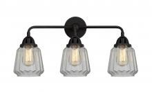 Innovations Lighting 288-3W-BK-G142 - Chatham - 3 Light - 24 inch - Matte Black - Bath Vanity Light