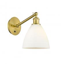 Innovations Lighting 317-1W-SG-GBD-751 - Bristol - 1 Light - 8 inch - Satin Gold - Sconce