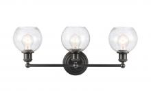 Innovations Lighting 341-3W-BK-G124-6 - Concord - 3 Light - 24 inch - Matte Black - Bath Vanity Light