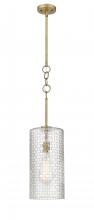 Innovations Lighting 380-1S-BB-G380-8CL - Wexford - 1 Light - 8 inch - Brushed Brass - Cord hung - Mini Pendant