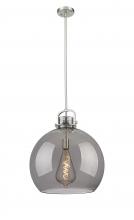 Innovations Lighting 410-1SL-SN-G410-18SM - Newton Sphere - 1 Light - 18 inch - Satin Nickel - Pendant