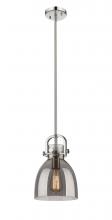 Innovations Lighting 410-1SS-PN-G412-8SM - Newton Bell - 1 Light - 8 inch - Polished Nickel - Mini Pendant