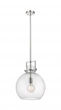 Innovations Lighting 411-1SL-PN-G410-14SDY - Newton Sphere - 1 Light - 14 inch - Polished Nickel - Pendant