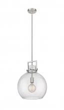 Innovations Lighting 411-1SL-SN-G410-14SDY - Newton Sphere - 1 Light - 14 inch - Satin Nickel - Pendant