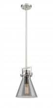 Innovations Lighting 411-1SS-SN-G411-8SM - Newton Cone - 1 Light - 8 inch - Satin Nickel - Mini Pendant