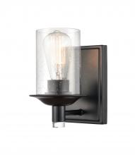 Innovations Lighting 417-1W-BK-G4174 - Manhattan - 1 Light - 5 inch - Matte Black - Bath Vanity Light