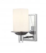 Innovations Lighting 417-1W-PC-W - Manhattan - 1 Light - 5 inch - Polished Chrome - Bath Vanity Light